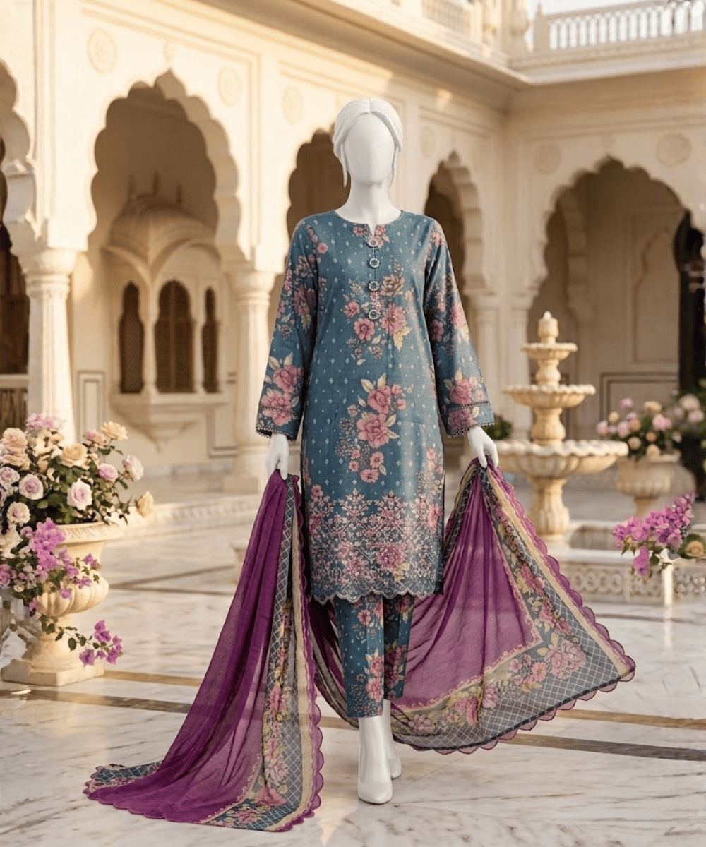 3 Piece Boring Daman Suit Vol-1