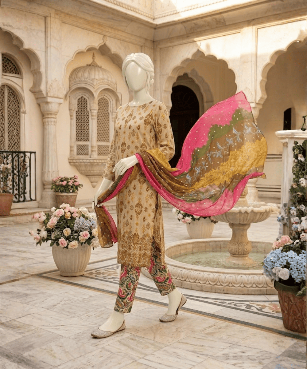 3 Piece Boring Daman Suit Vol-3 - Image 2