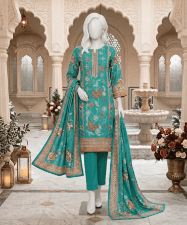 Winter Printed 3-Piece Suit-Vol-3